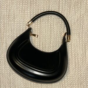 Elegant Black Women's Mini-Handbag